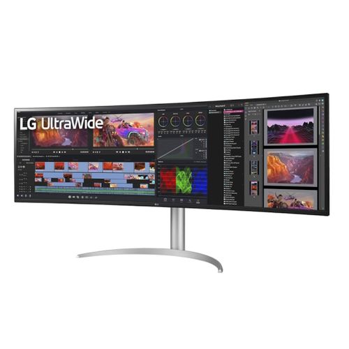 LG 49WQ95C-W Monitor 49" IPS zakrivljen 32:9 5120x1440 144Hz 5ms GtG HDMIx2 DP USB Gsync freesync slika 3