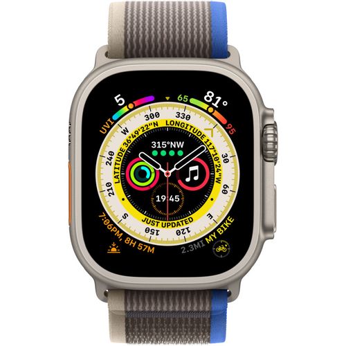 Apple Watch Ultra (MQFV3SE/A) M/L 49mm Trail Loop plavo sivi pametni sat slika 2