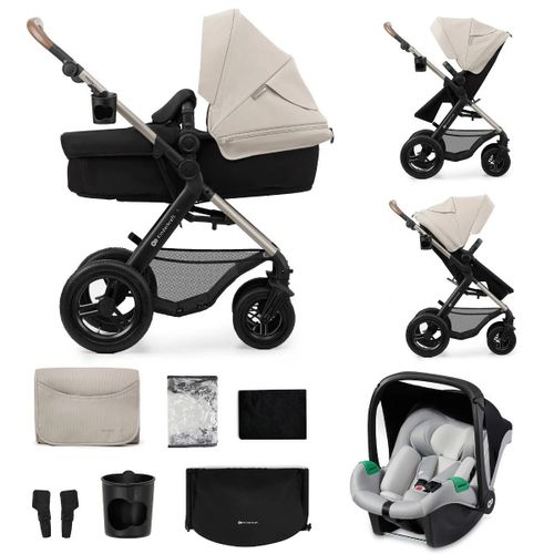 Kinderkraft Kolica Za Bebe Set 3U1 Moov 2 Siva slika 1