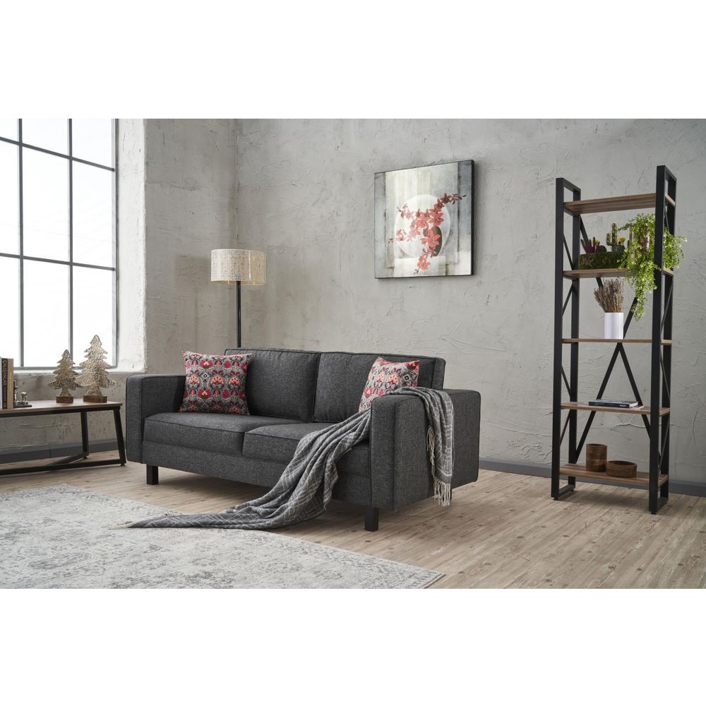 Kale Sofe - Antracitna 2-Sjedalna Sofa slika 2