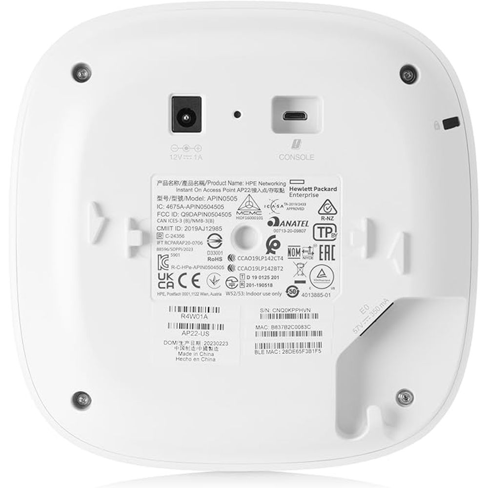 HPE AP ARUBA INSTANT ON AP-22 2X2:2 MU-MIMO slika 2