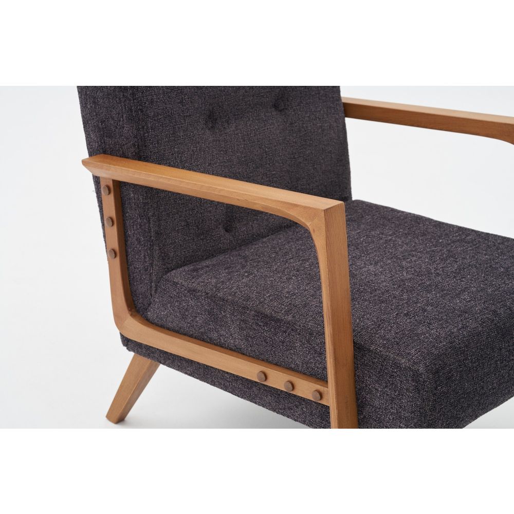 Kemer - Antracitni Wing Chair slika 5
