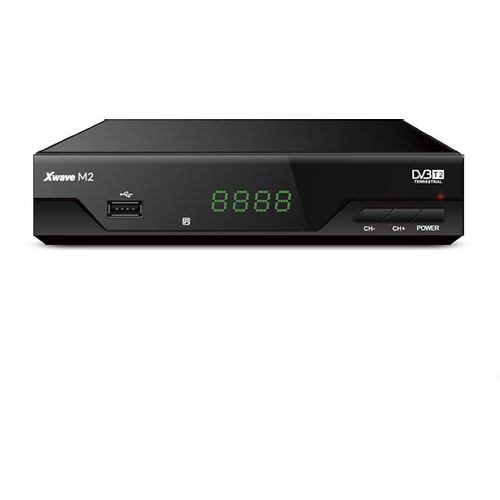 Xwave M2 DVB-T2 Set Top Box,LED,scart,HDMI,RF in-out,USB,media player,metalno kućište slika 3
