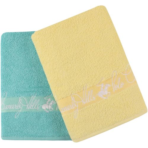 Colourful Cotton Set ručnika za kupanje (2 komada) 409 - Petrol Blue, Yellow slika 3