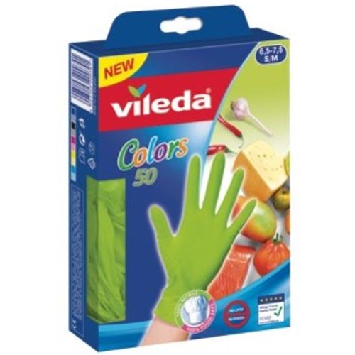 Vileda Rukavice jednokratne Colors 50/1 M/L slika 2