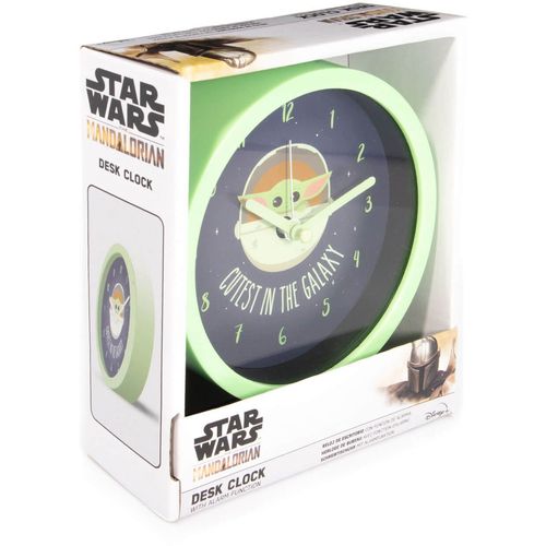 PYRAMID STAR WARS: THE MANDALORIAN (CUTEST IN THE GALAXY) DESK CLOCK slika 3