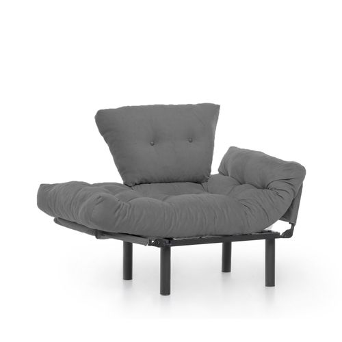 Atelier Del Sofa Fotelja, Sivo, Nitta Single - Grey slika 4