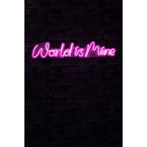 Wallity Ukrasna plastična LED rasvjeta, World is Mine - Pink slika 2
