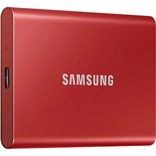 Samsung MU-PC1T0R/WW Portable SSD 1TB, T7, USB 3.2 Gen.2 (10Gbps), [Sequential Read/Write : Up to 1,050MB/sec /Up to 1,000 MB/sec] (10Gbps), Red slika 4