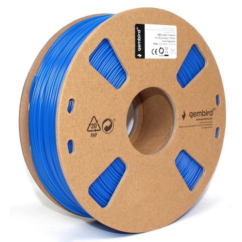 3DP-ABS1.75-01-B ABS Filament za 3D stampac 1.75mm, kotur 1KG BLUE slika 3