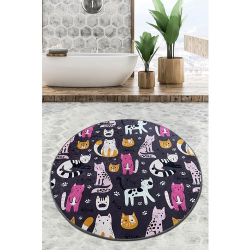 Park Cat Djt (140 cm) Multicolor Bathmat slika 1