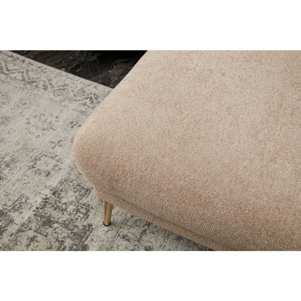 Simena Lijevi - Bež Zlato Kutna Sofa na Razvlačenje slika 8