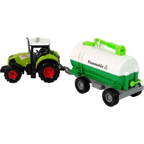 Traktor sa cisternom zeleno-bijela slika 3