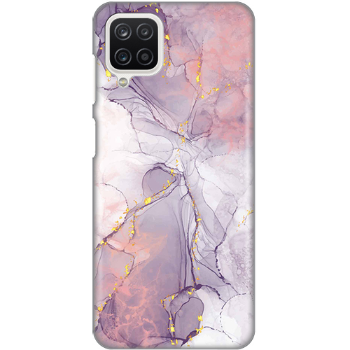 Torbica Silikonska Print za Samsung A125F Galaxy A12 Pink Marble slika 1
