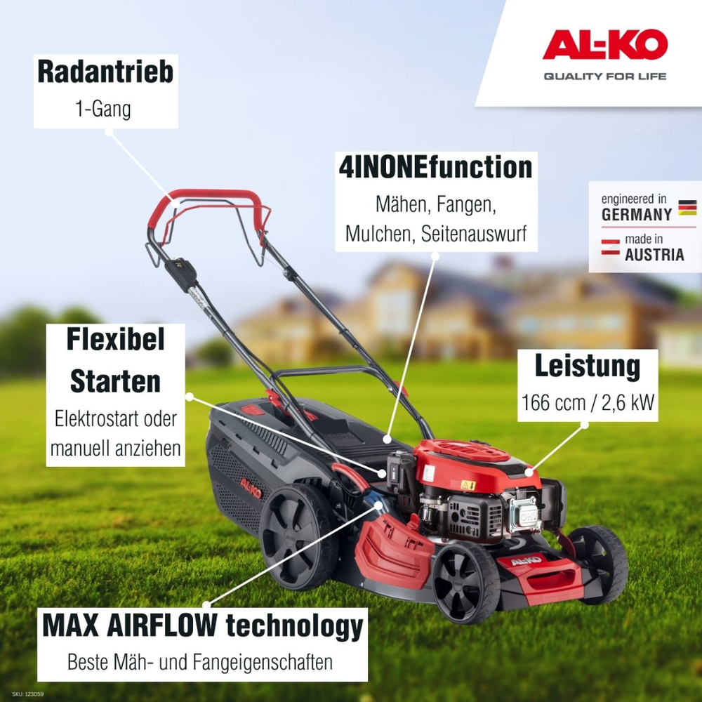 AL-KO Benzinska kosilica Comfort 46cm 46.4 SPED-A slika 2
