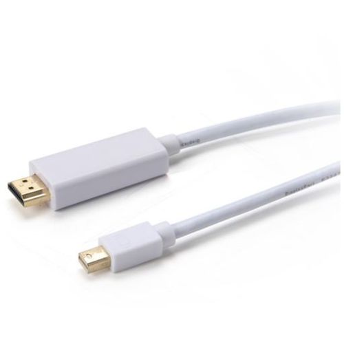 NaviaTec Mini Display port plug to HDMI plug 2m cable slika 1