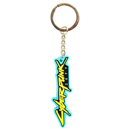 Cyberpunk 2077 Logo PVC Keychain Multicolor slika 1