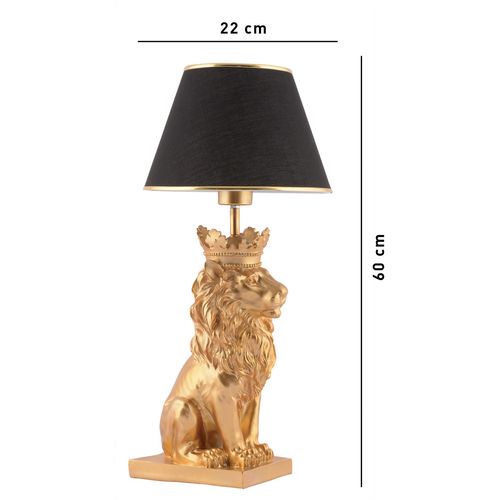 Lion King - Black Black
Gold Table Lamp slika 6