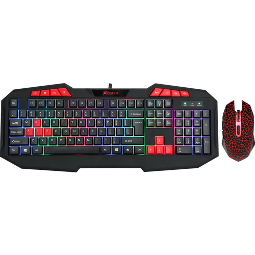 Tipkovnica + miš XTRIKE ME MK-503, gaming, RGB, žična slika 1