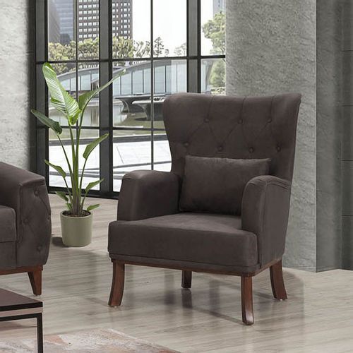 Marta - Anthracite Anthracite Wing Chair slika 1