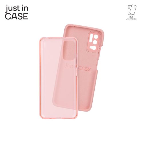 2u1 Extra case MIX paket PINK za Redmi Note 10 5G slika 1