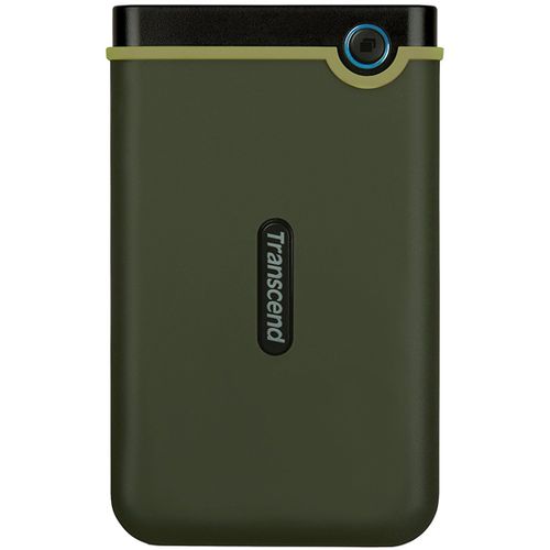 Transcend TS2TSJ25M3G External HDD 2TB Slim form factor, M3G, USB 3.1, 2.5, Anti-shock system, Backup software, 185g, Military Green (Slim) slika 1