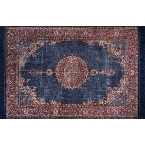 Blues Chenille - Dark Blue AL 87  Multicolor Hall Carpet (75 x 230) slika 2
