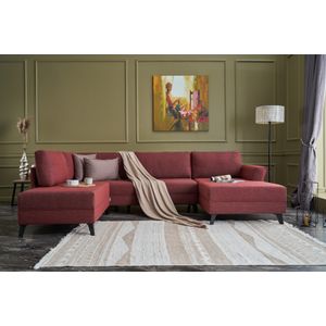 Eris - Kamen Crveni Ugaoni Sofa-Krevet