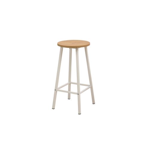 Mola Set 100 - Karina White White Bar Table & Stool Set (3 Pieces) slika 6