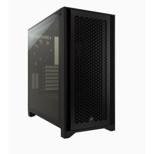 Kućište CORSAIR 4000D AIRFLOW Mid-Tower ATX kaljeno staklo bez napajanja crna slika 1