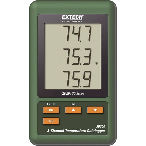 uređaj za pohranu podataka temperature Extech SD200 Mjerena veličina temperatura -100 do 1300 °C slika 3