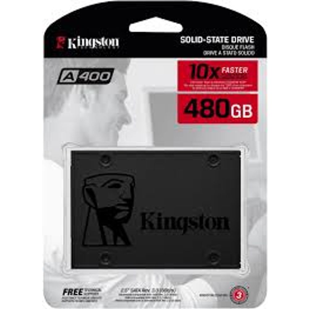 Kingston SSD A400 480GBup to 500MB/s Read and 450MB/s Write slika 1