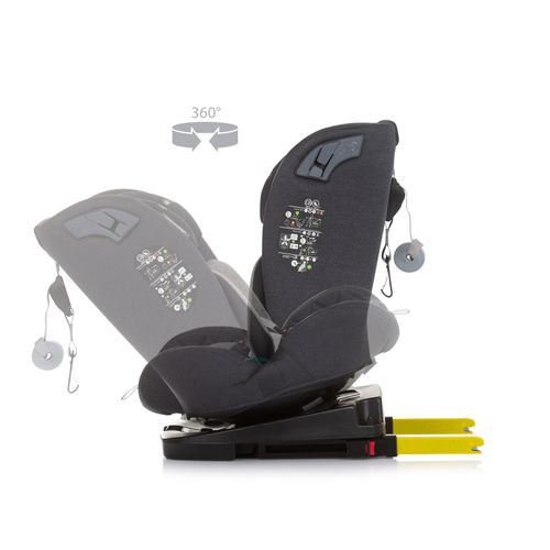 Chipolino Auto Sedište Isofix X Factor Granite 40-150cm slika 7