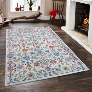 Conceptum Hypnose  Vintage 7660  White
Blue Carpet (120 x 170)