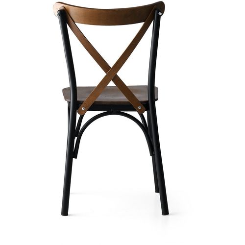 Hanah Home AhÅŸap Ekol - 261 V4 Walnut Chair Set (4 Pieces) slika 4
