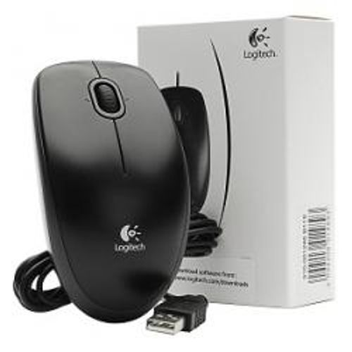 Logitech B100, Optical USB Mouse, Black OEM slika 1