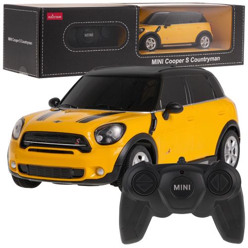 Licencirani auto na daljinsko upravljanje  1:24 Mini Countryman RASTAR - žuti slika 8