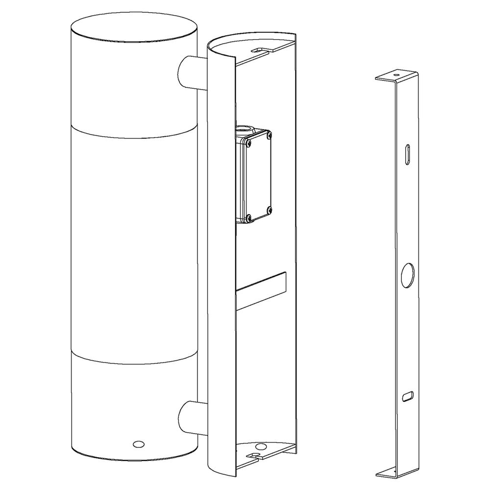Eglo Robledo Vanjska Zidna Lampa, LED, 2x3,7W, Inox/Plastika slika 6