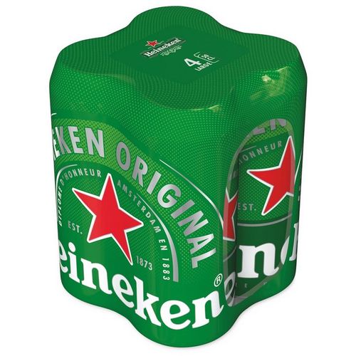 Heineken svijetlo lager pivo 4 x 0,4 l limenka slika 1