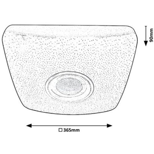 Rabalux Murry plafonjera.LED 18W,bela slika 5