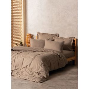 Plaid - Mink Mink Ranforce Single XXL Quilt Cover Set (DE)
