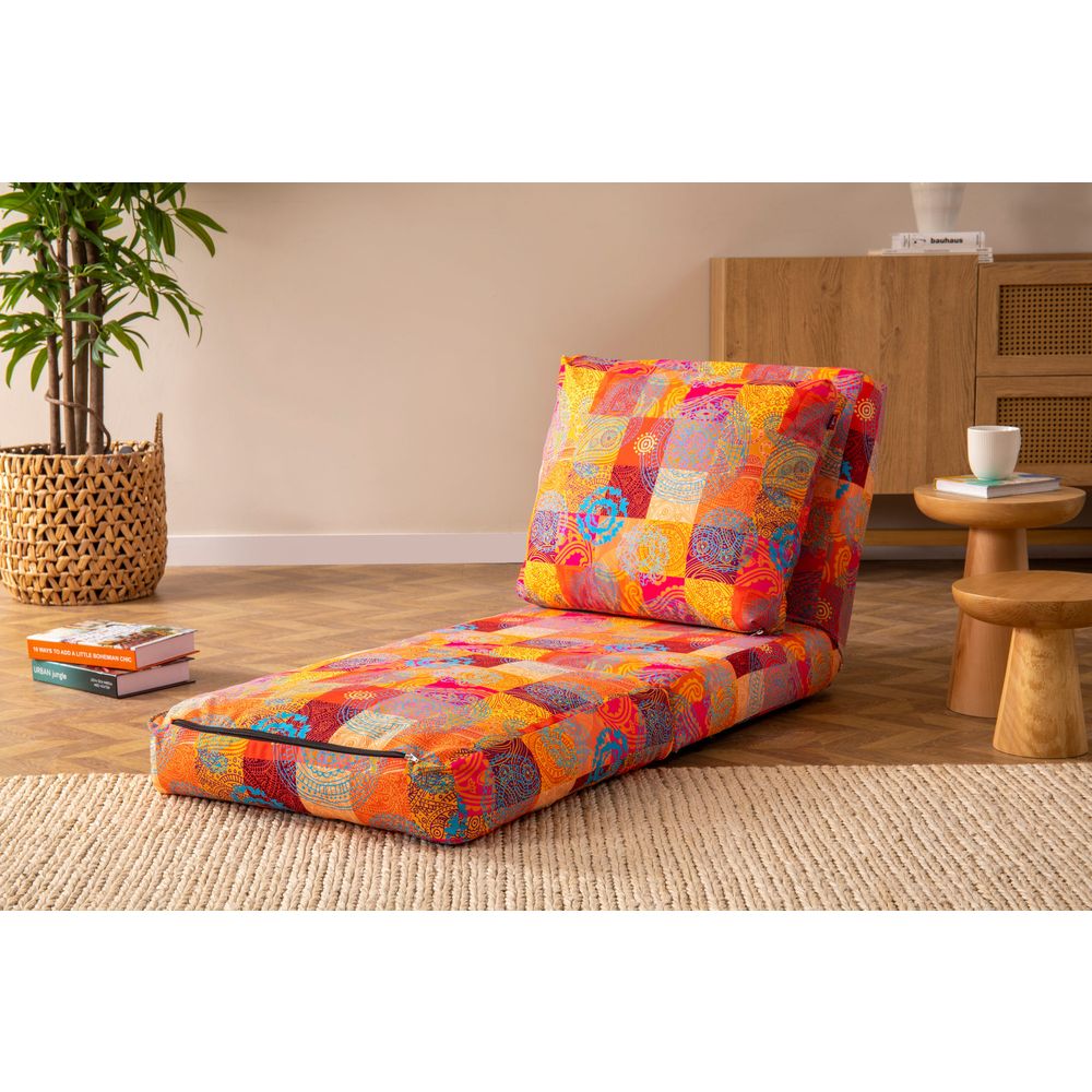 Taida 1 - Seater - Patchwork Višebojni 1-Sjedišni Sofa-Krevet slika 3