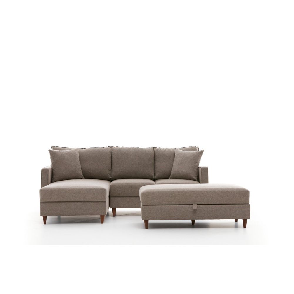 Eva Left - Ugao Sofa u Krem Boji slika 5
