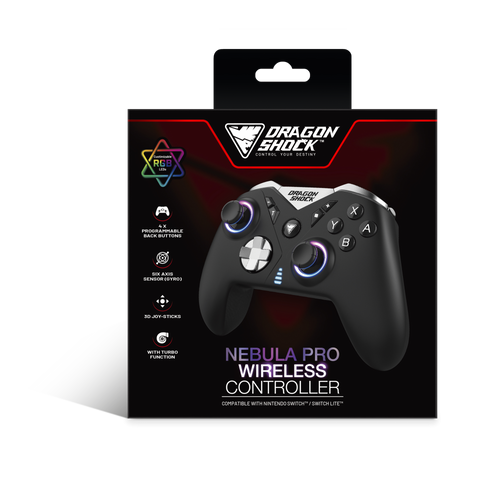 DRAGONSHOCK NEBULA PRO WIRELESS CONTROLLER BLACK SWITCH slika 6