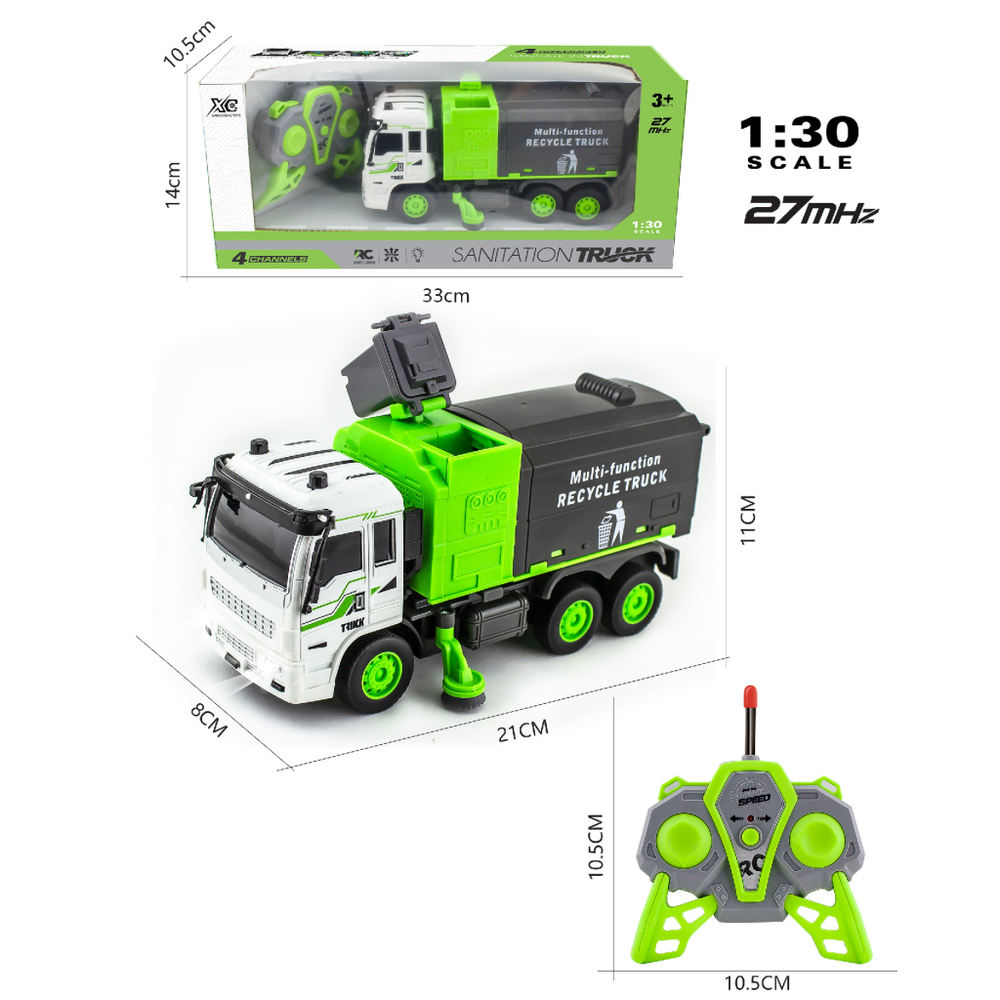 Kamion na daljinsko upravljanje MKR256067 - Mini model kamiona za odvoz smeća slika 1