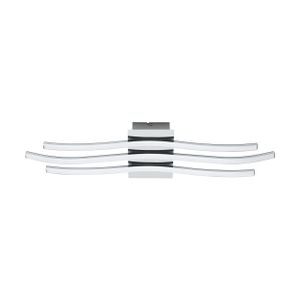 Eglo Roncade zidna/stropna LED lampa, 26W, D 650 mm, aluminij/krom bijela