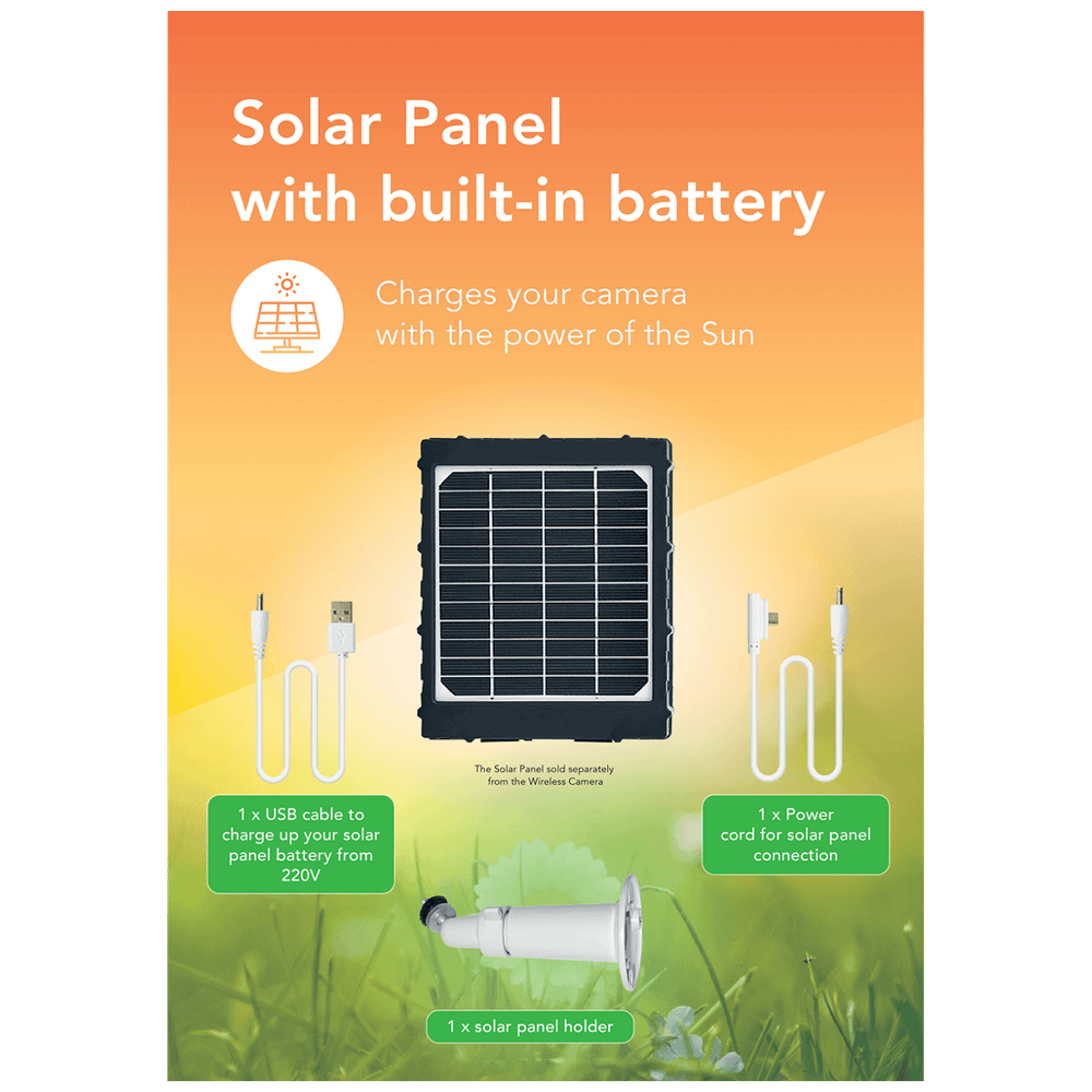Amiko Home Solarni panel sa ugrađenom baterijom za BC-16 - Solar Panel slika 2