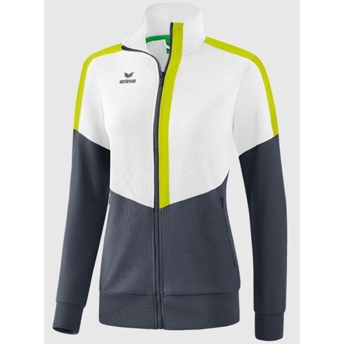 Ženska  Trenirka Erima Squad White/Slate Grey/Bio Lime slika 1