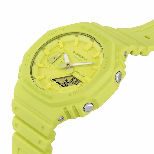 Uniseks sat Casio G-Shock GA-2100-9A9ER - Rumena (Ø 44,5 mm) slika 2