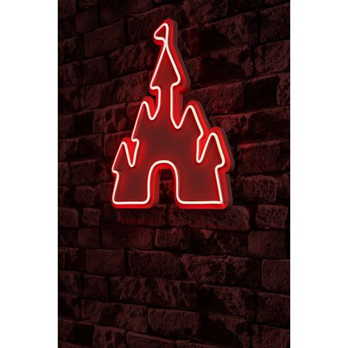 Wallity Ukrasna plastična LED rasvjeta, Castle - Red slika 1